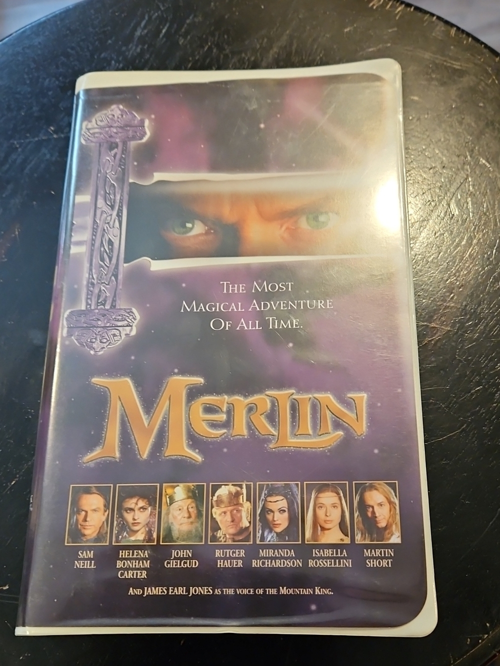 Merlin VHS Movie Cassette Tape - Used